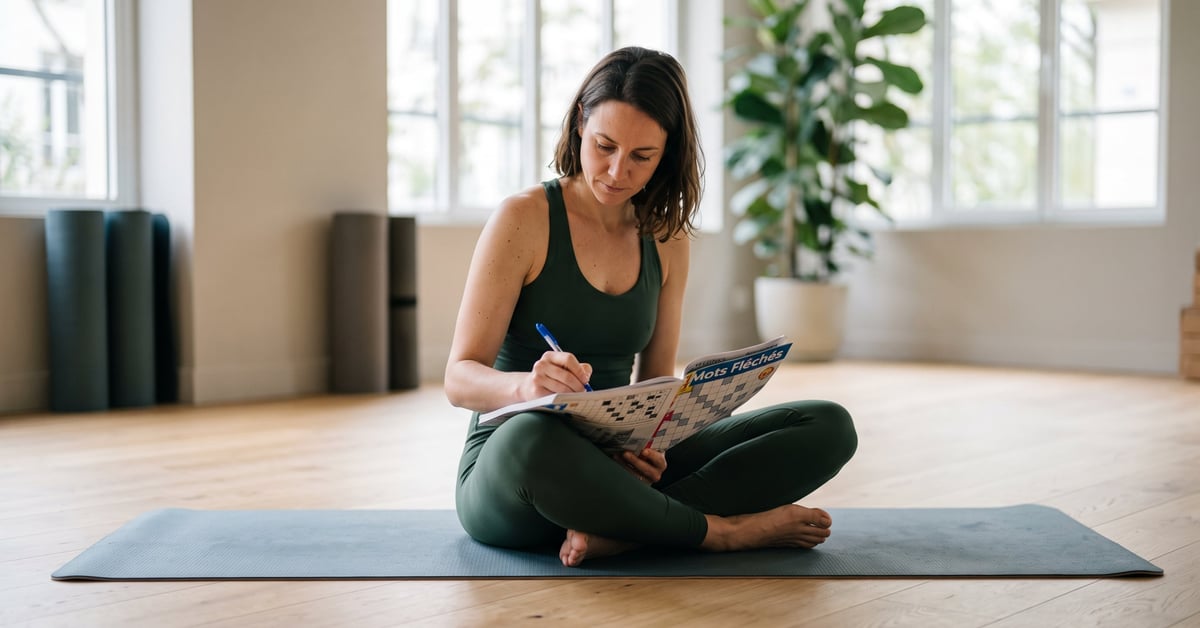 Posture de Yoga : Déjouer l'Énigme des Mots Fléchés - posture de yoga mots fléchés